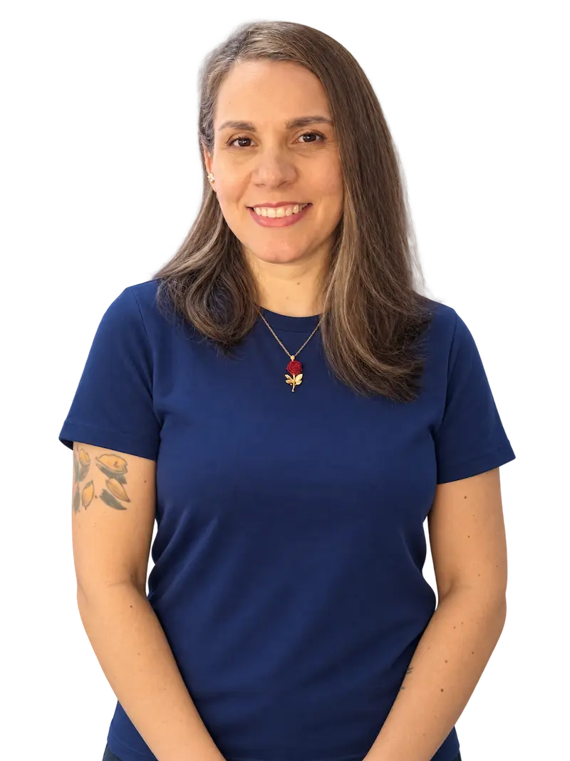 Miss Cindy, profesora de inglés